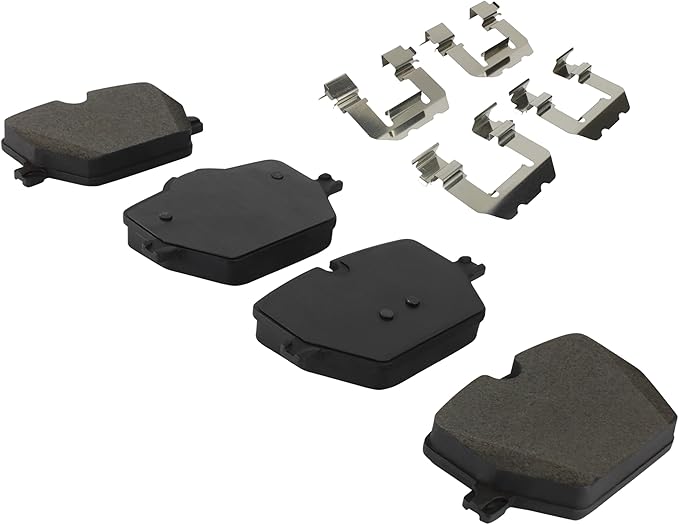 Premium Semi-Metallic Rear Brake Pads Compatible