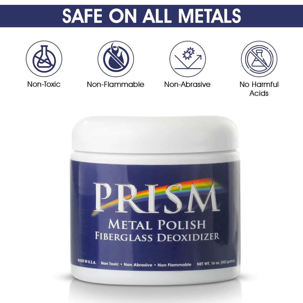 Prism Polish Metal Polish - 16 Ounce: Achieve a Safe, Lasting Shine, and Rust...