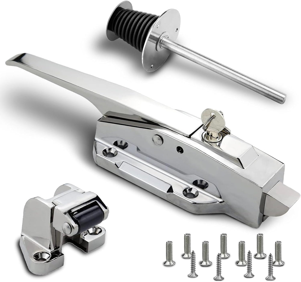 Walk in Cooler Door Handle, Walk in Cooler Door Closer Complete Latch Kit, Fr...