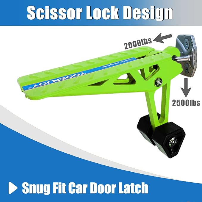 TOOENJOY Universal Fit Car Door Step, Foldable Roof Rack Door Step Up on Door