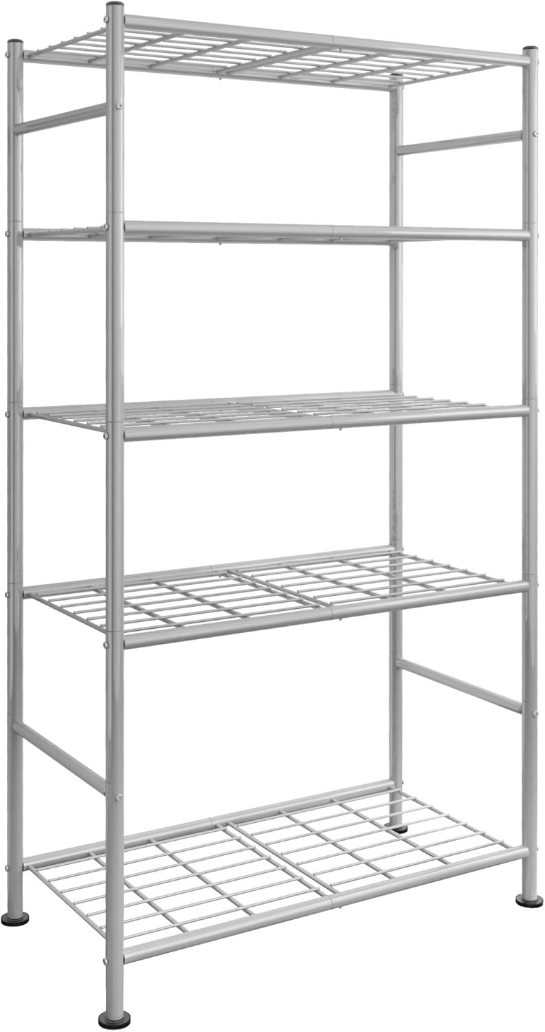 Sakugi Storage Shelves - 5 Tier Shelf Organizer, Heavy Duty Garage Shelving U...