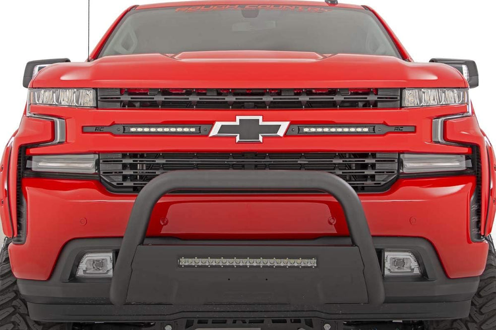 Rough Country 10" Black Series LED Grille Kit for 19-22 Silverado 1500-7...