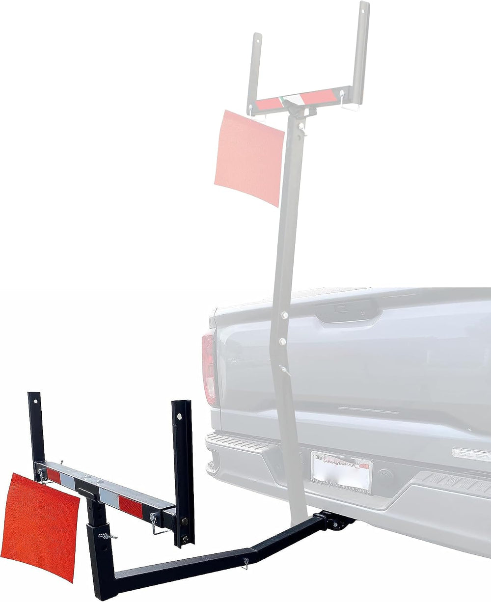 MaxxHaul 70231 Hitch Mount Pick Up Truck Bed Extender For Ladder, Rack, Canoe...