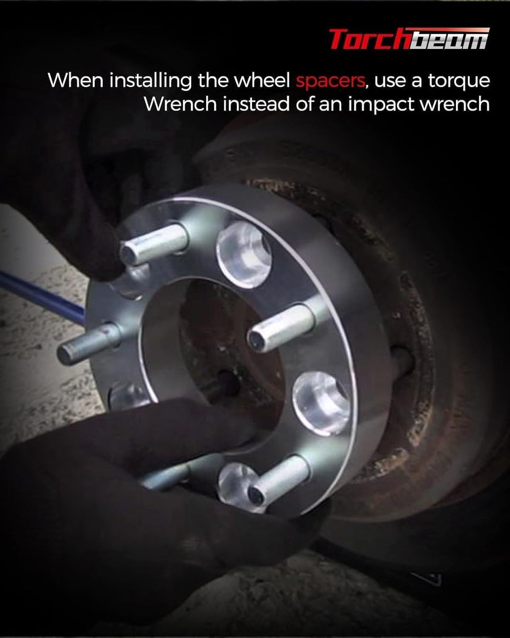 Torchbeam 6x5.5“ Hub Centric Wheel Spacer 1.5 inch for Titan, Pathfinder Arma...