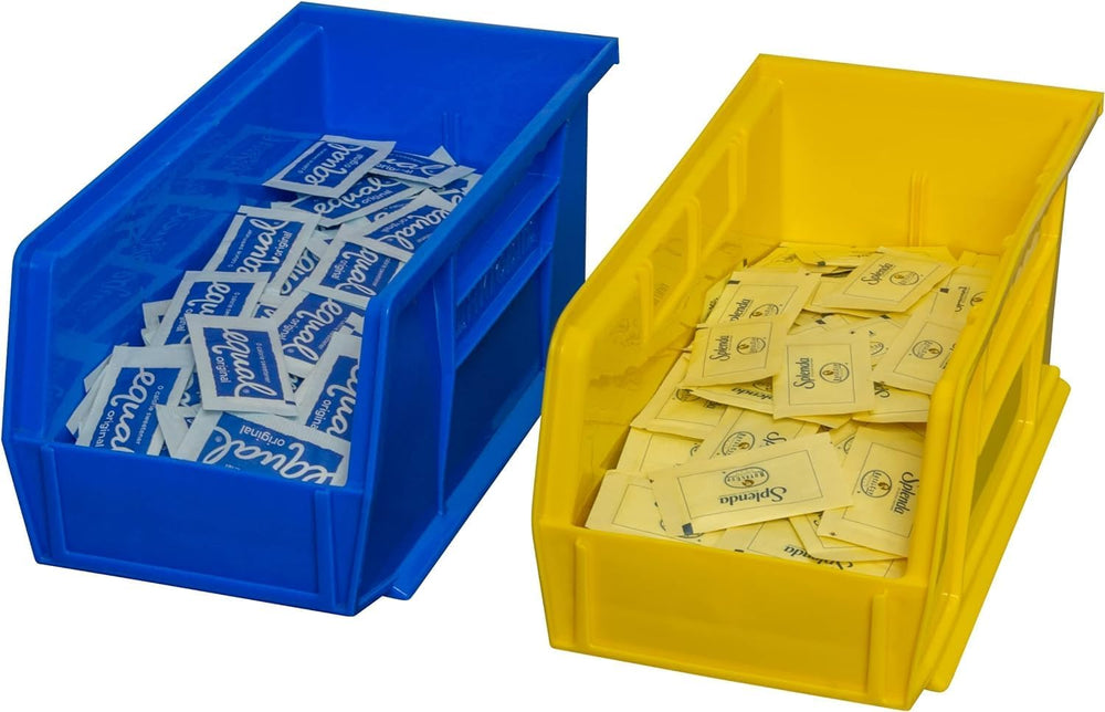 Akro-Mils 30230 AkroBins Plastic Storage Bins, 11"x5"x5", Blue...