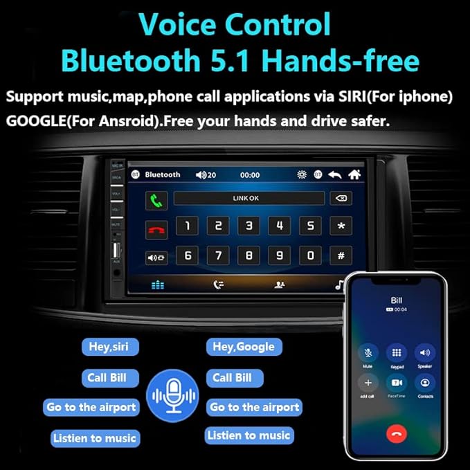 Naifay Car Stereo Double Din Radio