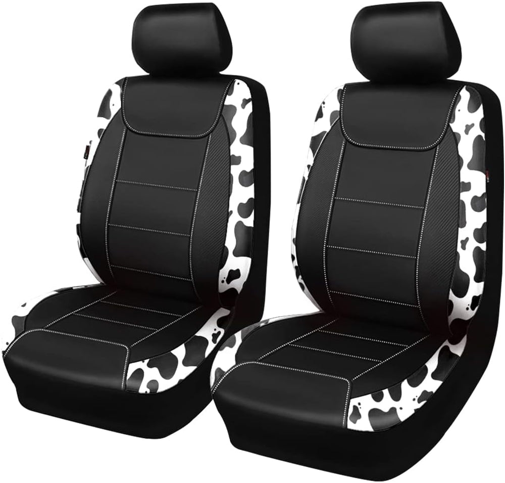 Flying Banner car seat Covers Protects Water Proof Faux Leather Carbon Fiber ...