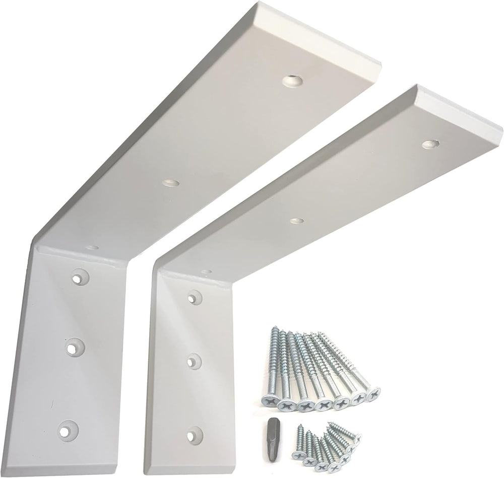 Dmax Heavy Duty L Brackets for Shelves, Countertop Brackets, Wall Shelf Brack...