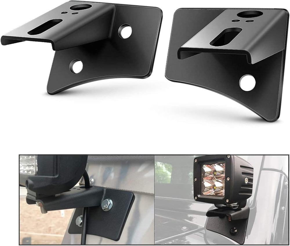 Nilight 2Pcs 4Inch LED Pods Bar Triple Row 60W Flood Spot Combo 6000LM Drivin...