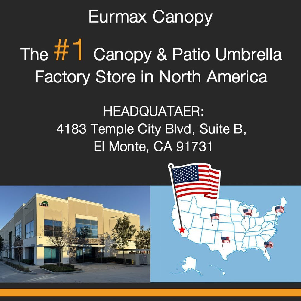 Eurmax USA 4-Pack Heavy Duty Removable Full Spiral Screw in Ground Anchors, A...