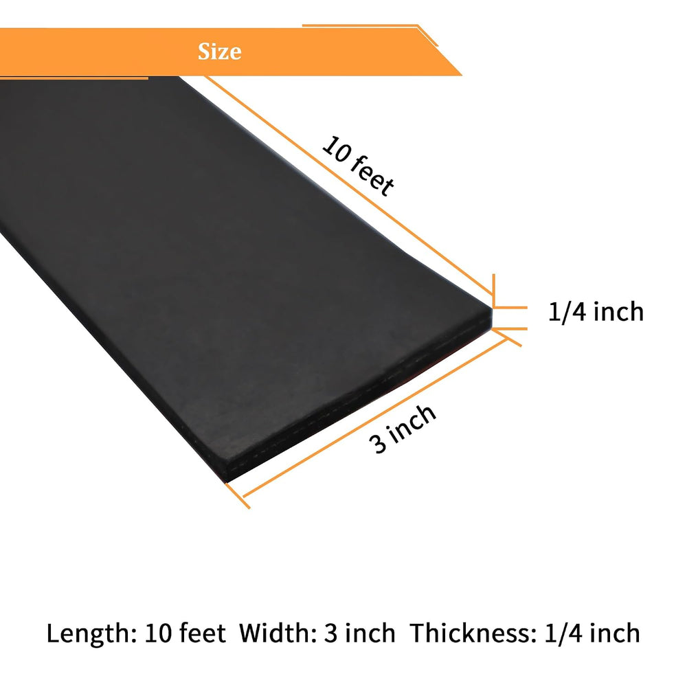 DOBTIM Adhesive Reinforced Solid Rubber Sheets, Rolls & Strips Cloth Inse...