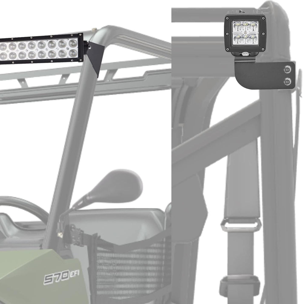 Wsays 50" 288W Light Bar Kit Fit for Polaris Ranger 570/900/1000 Full Size