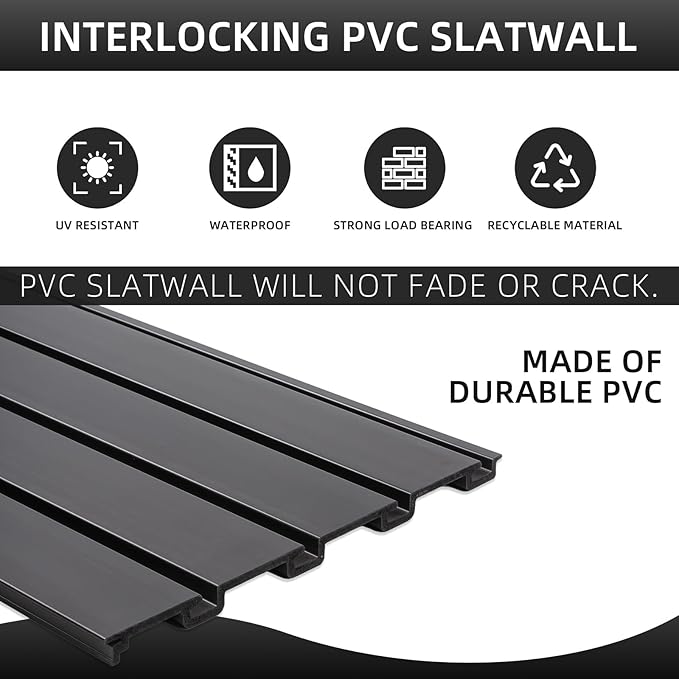 Slatwall Panel Garage Slat Wall Storage Systems, PVC Slat Wall Paneling Garage