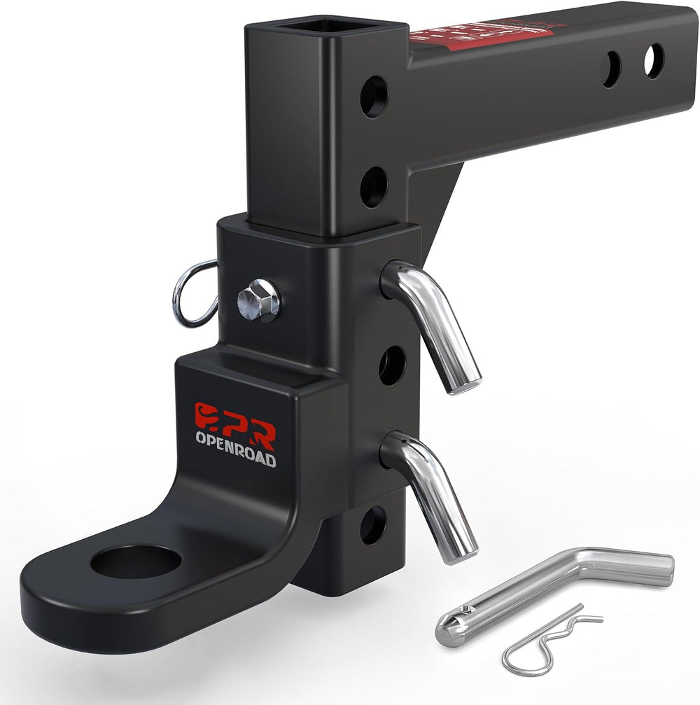 OPENROAD Adjustable Trailer Hitch Ball Mount for 2-Inch Receiver