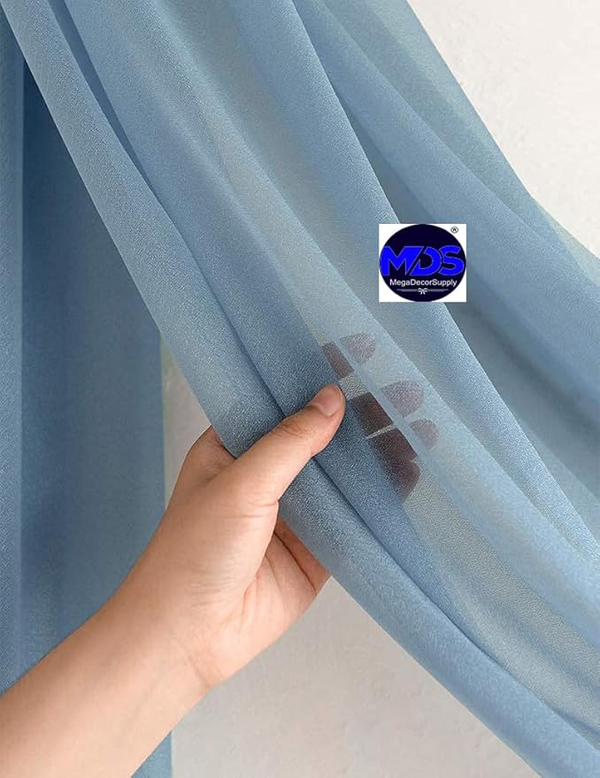 MDS Halloween Chiffon Draping Fabric - 2 Panel, 30" Wide x 30ft Long - S...