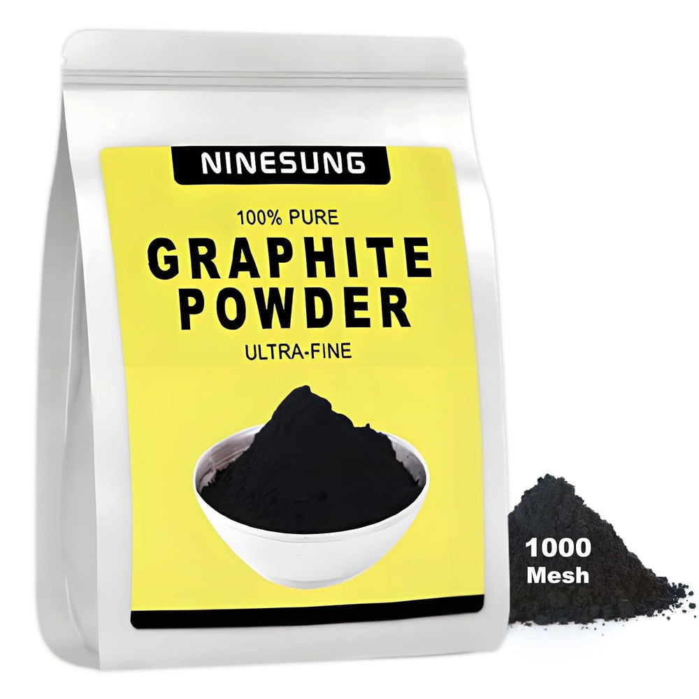 Pure Graphite Powder | 10 Pound Graphite Lubricant - 1000 Grit Superultra-Fin...