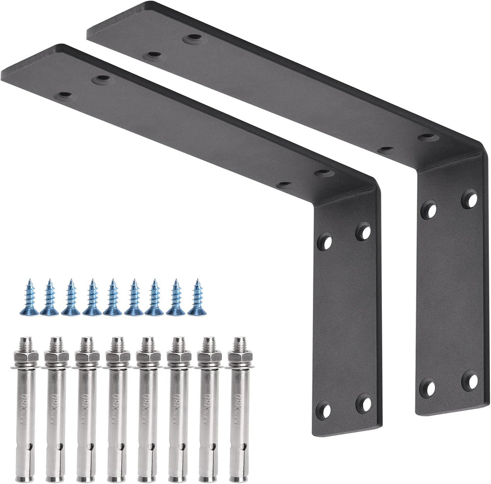 YUMORE Countertop Support Bracket, Heavy Duty 5mm L Bracket,10 x 6 in