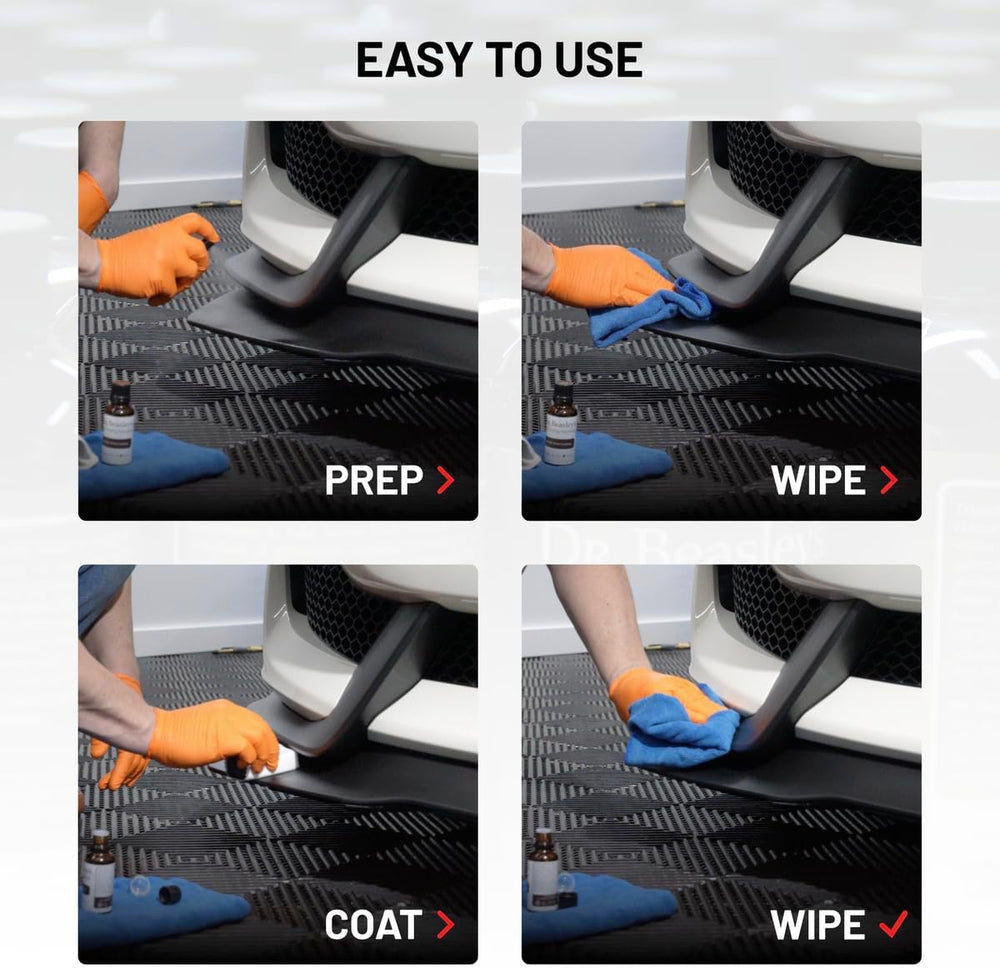 Dr. Beasley's Plastic Trim Coating Kit for Autos - Permanent Ceramic Nano...