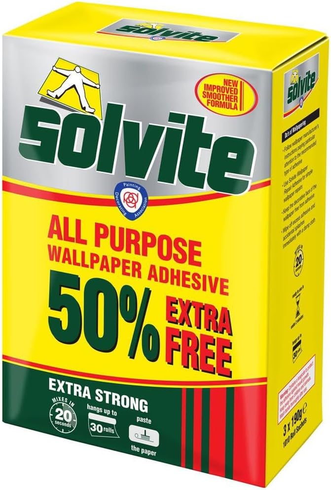 solvite 1082756 All Purpose Wallpaper Adhesive Decorator's Box