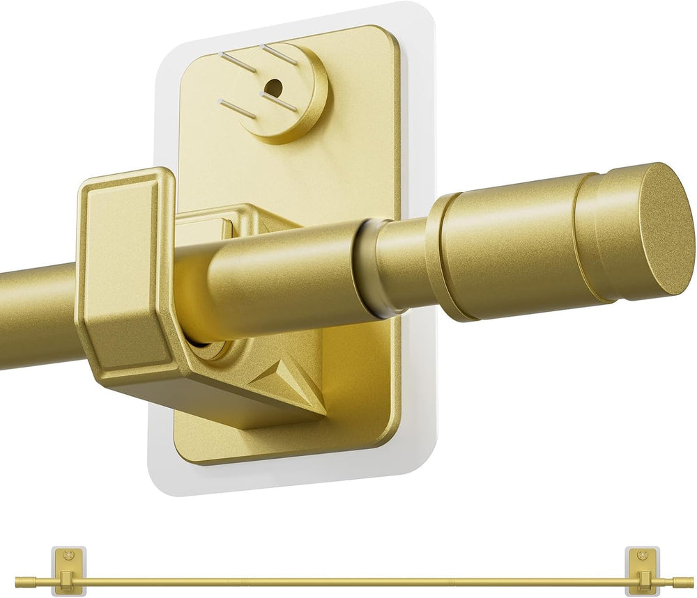 2.0 Upgraded No-Drill Curtain Rod for Windows 66 to 120 inches – Renter-Frien...