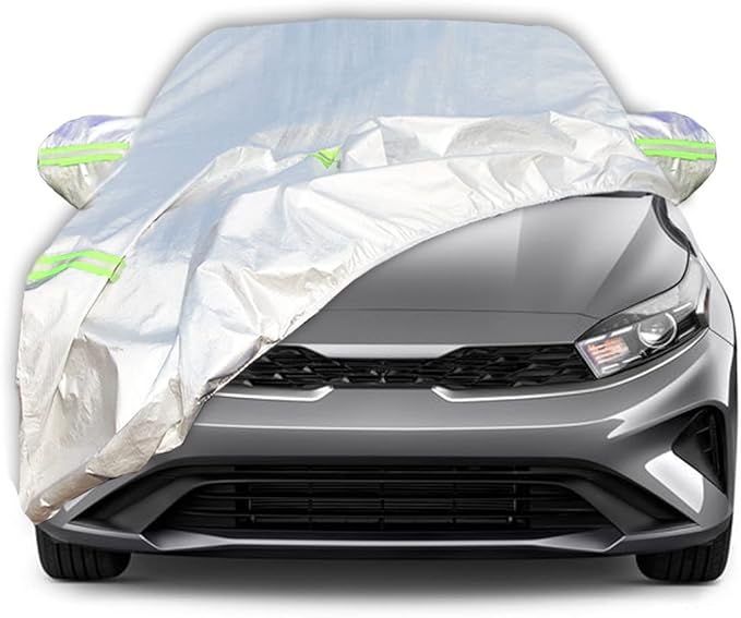AUQDD 6-Layers Premium Hatchback Car Cover Waterproof All Weather Weatherproof