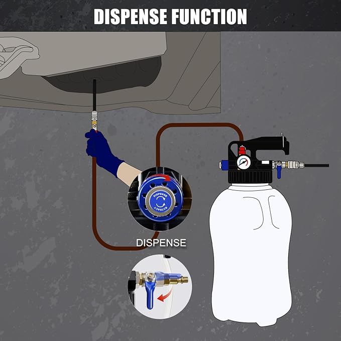 JIFETOR Transmission Fluid Pump Pneumatic Extractor and Dispenser Tool Kit