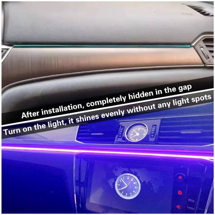 Acrylic Interior Car LED Lights with Remote and Wireless APP 10 in 1,Ambient ...