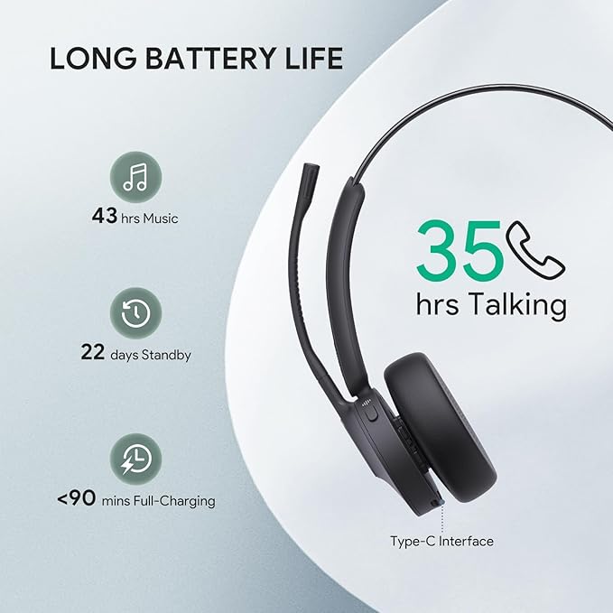 Yealink BH70 Mono Wireless Bluetooth Headset