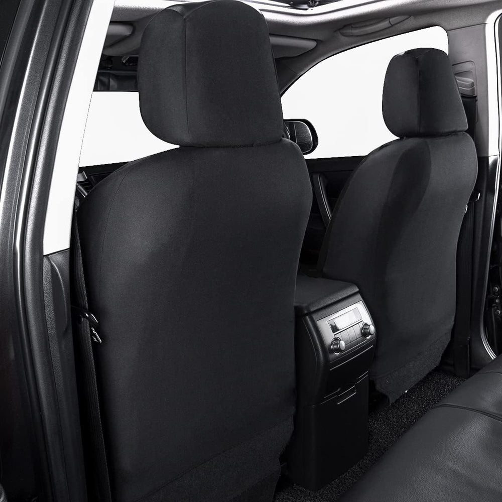 Flying Banner car seat Covers Protects Water Proof Faux Leather Carbon Fiber ...