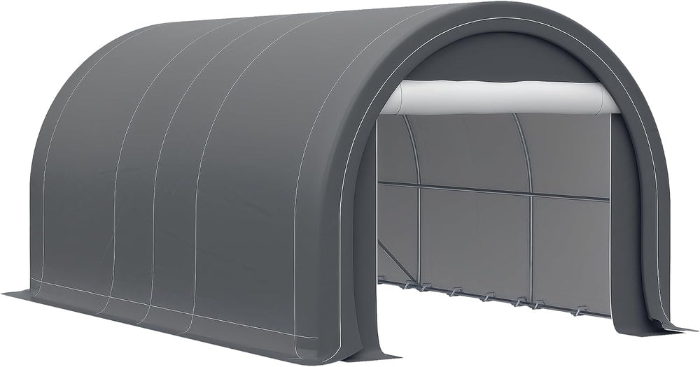 Outsunny 10' x 16' Carport, Heavy Duty Portable Garage Storage Tent