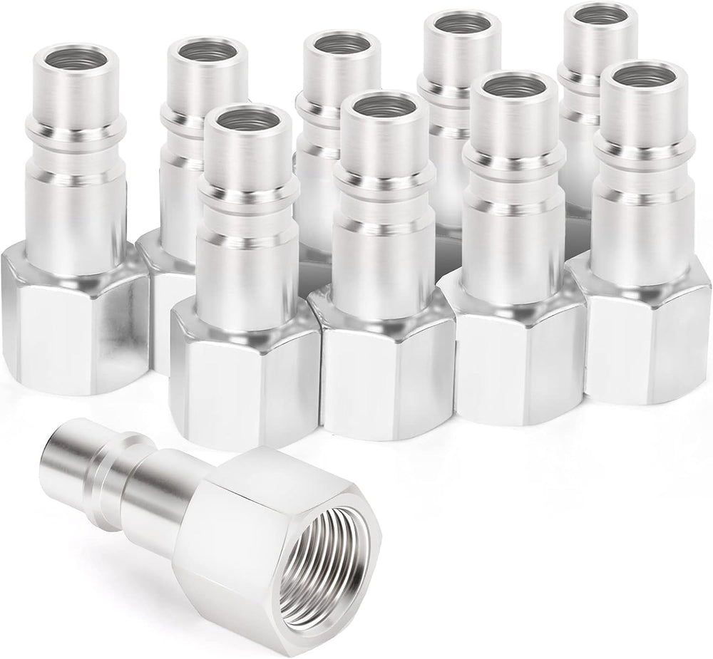 GASHER 10PCS 1/2-Inch NPT Female Industrial Air Tool Fitting, 1/2-Inch High F...