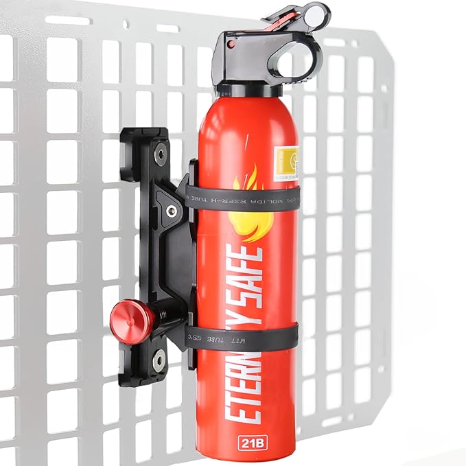 MOLLE Panel Fire Extinguisher Mount Kit-Quick Release Car Fire Extinguisher