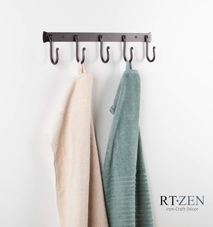 RTZEN Wall Mount Hook Set (5 Pack)