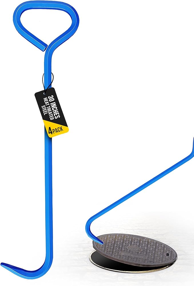 T&T Tools 30-Inch Manhole Hook Tool (4 Pack)