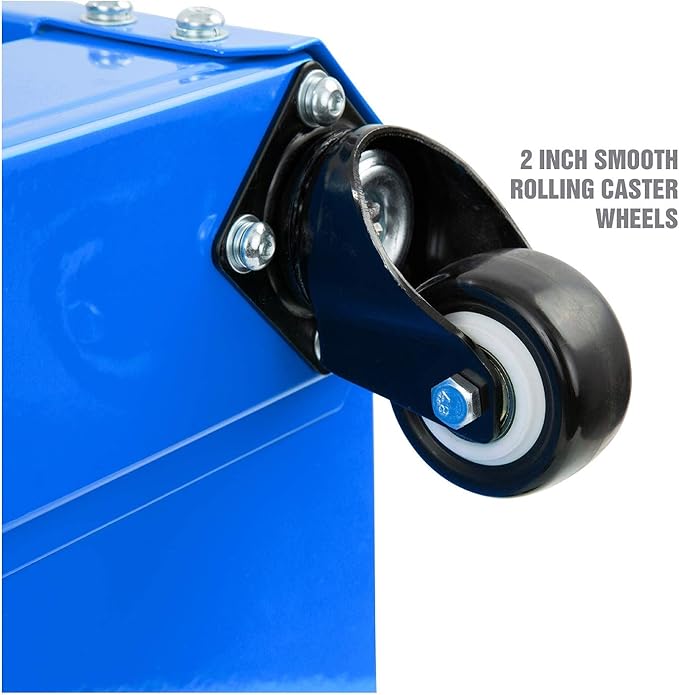 OEMTOOLS 24996 Blue Workshop Creeper Seat, Rolling Stool