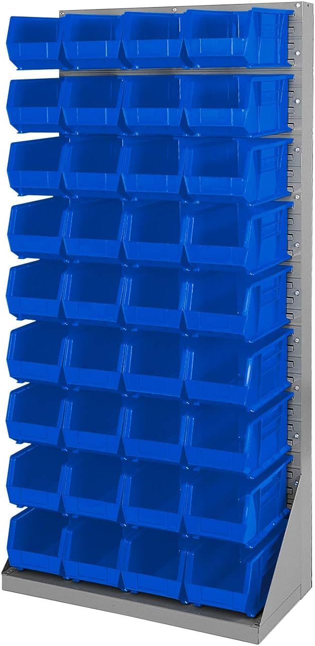 Akro-Mils 12 Pack AkroBins Plastic Storage Bins, Space-Saving Stackable Organ...