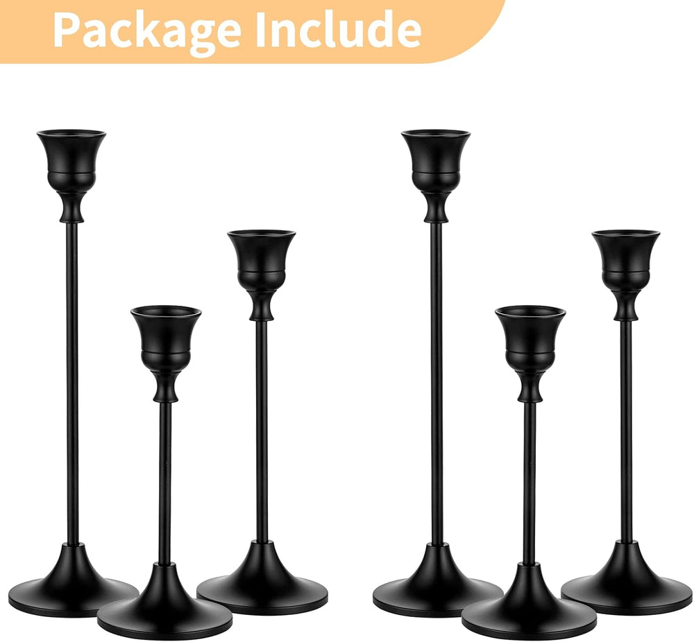 NUPTIO Halloween Candle Holder for Candlestick: Solid Aluminum - Set of 6