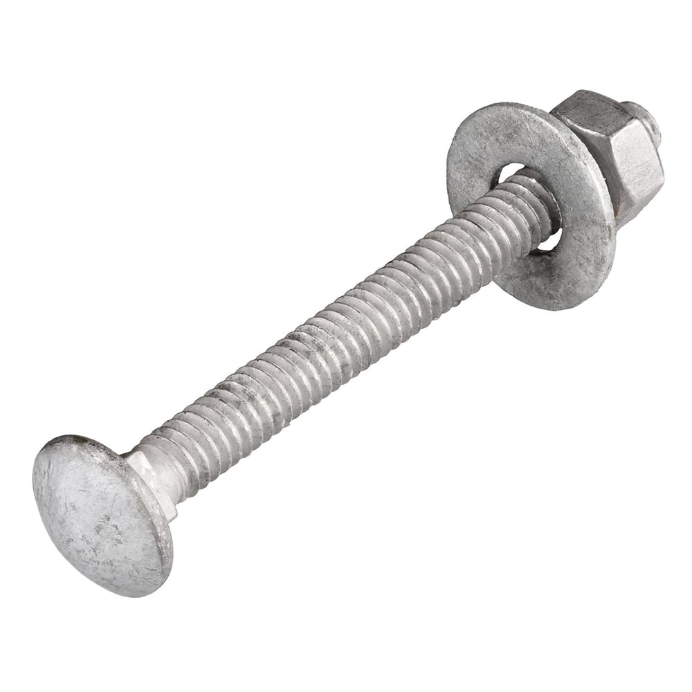 5/16" x 3" Hot Dip Galvanized Grade 307A Carriage Bolt Kit, 50 Pack...