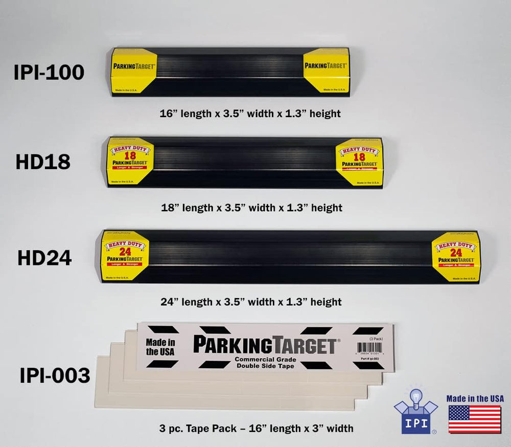 18" Heavy Duty Garage Parking Aid, 2-Pack, Peel & Stick