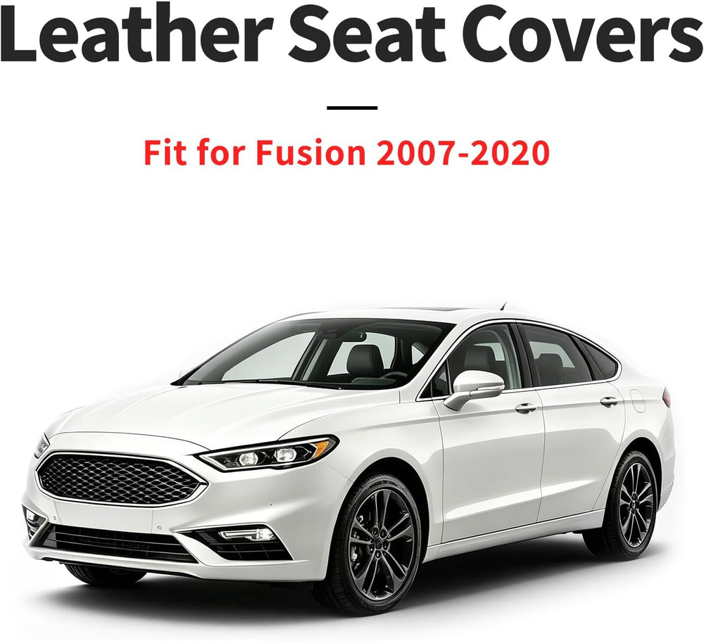 Custom Fit Car Seat Covers for Ford Fusion 2007-2020, Full Set