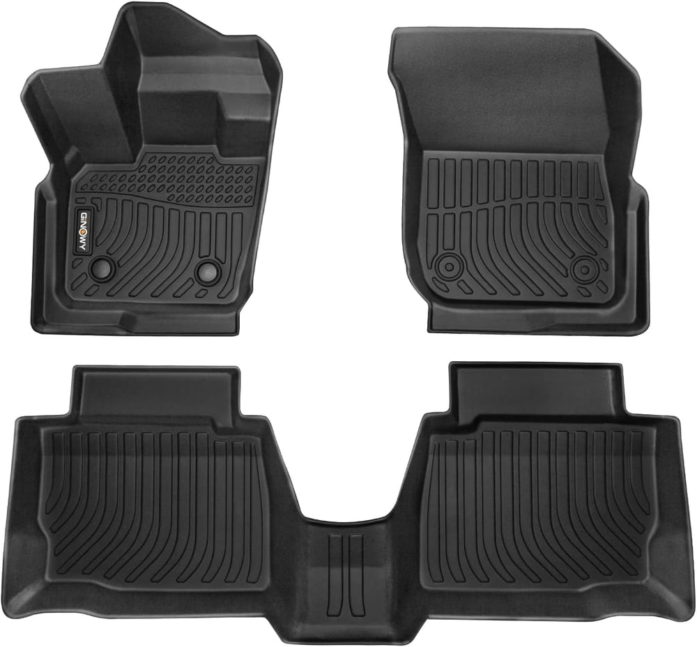 GINOWY-Floor Mats for Ford Fusion & MKZ 2017-2020, TPE All Weather Protec...