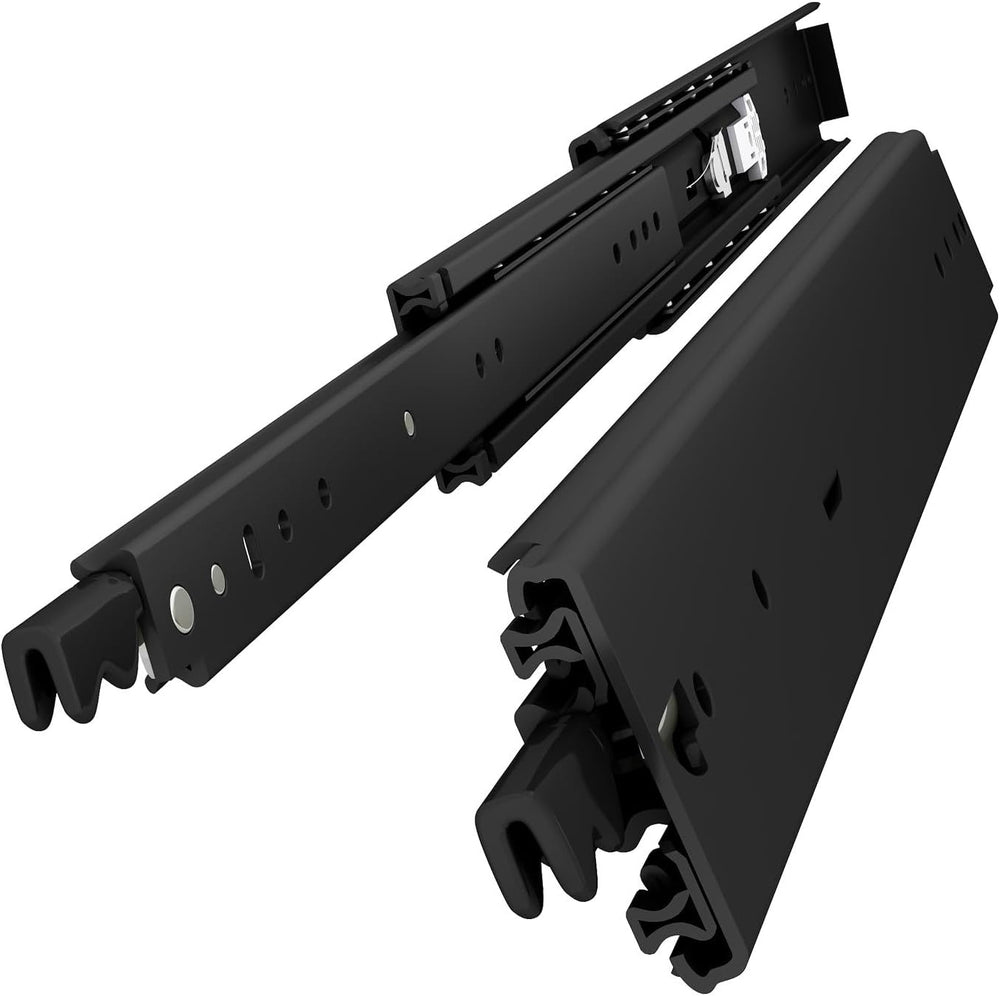 VADANIA 60" Black Industrial Grade Heavy Duty Drawer Slide with Lock #D76