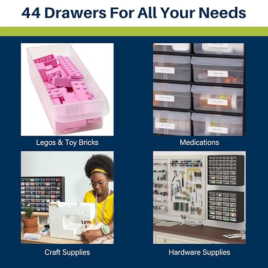 Akro-Mils 44-Drawer Plastic Drawer Storage Cabinet