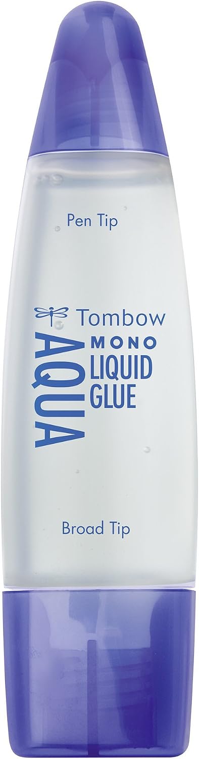 Tombow PT-WTC-10P Liquid Aqua Glue Extra Strong with Two Tips - Pack of 10