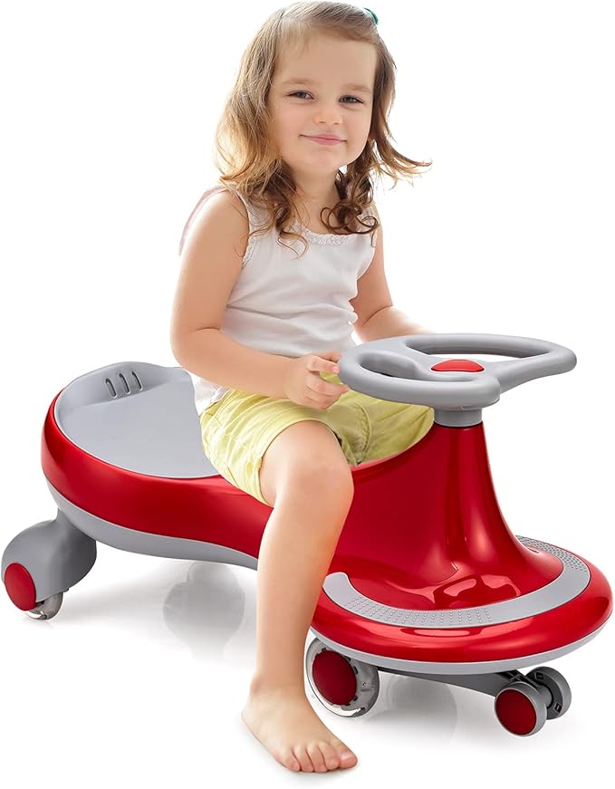 HONEY JOY Wiggle Car, 2 in 1 Swing Car
