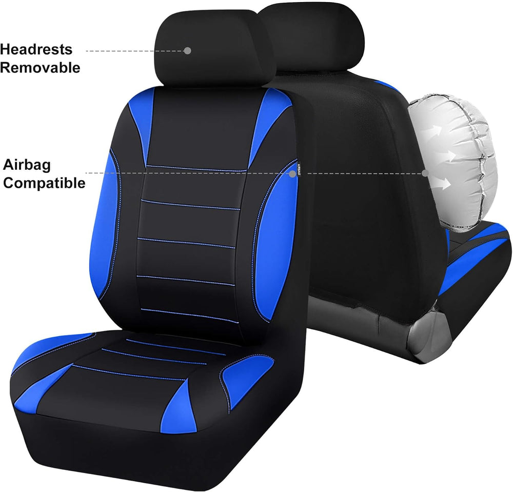 CAR PASS Neoprene Wetsuit Seat Covers, Waterproof Car Seat Covers Front with ...