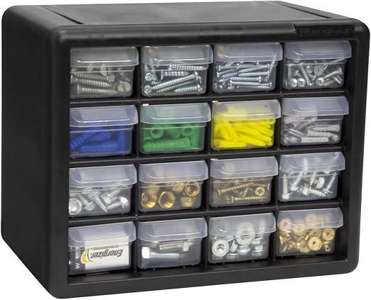 Akro-Mils 16-Drawer Plastic Drawer Storage Cabinet