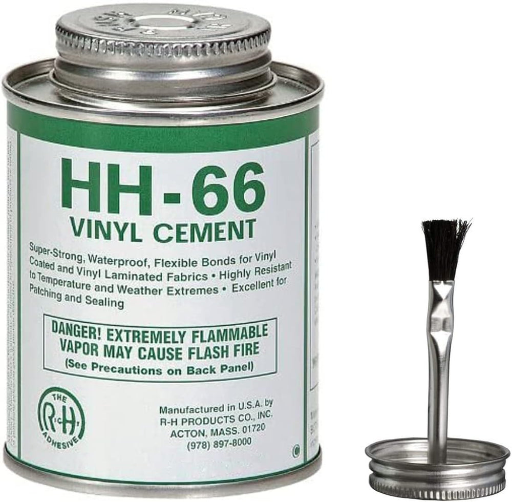 Vinyl Repair Patch Kit with HH-66 Cement, 9 Colors