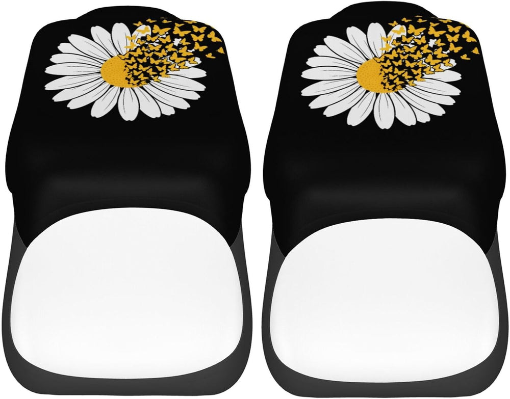 Sunflower Daisy Butterfly 2 Pcs Car Seat Covers Set Vehicle Front Seat Protec...