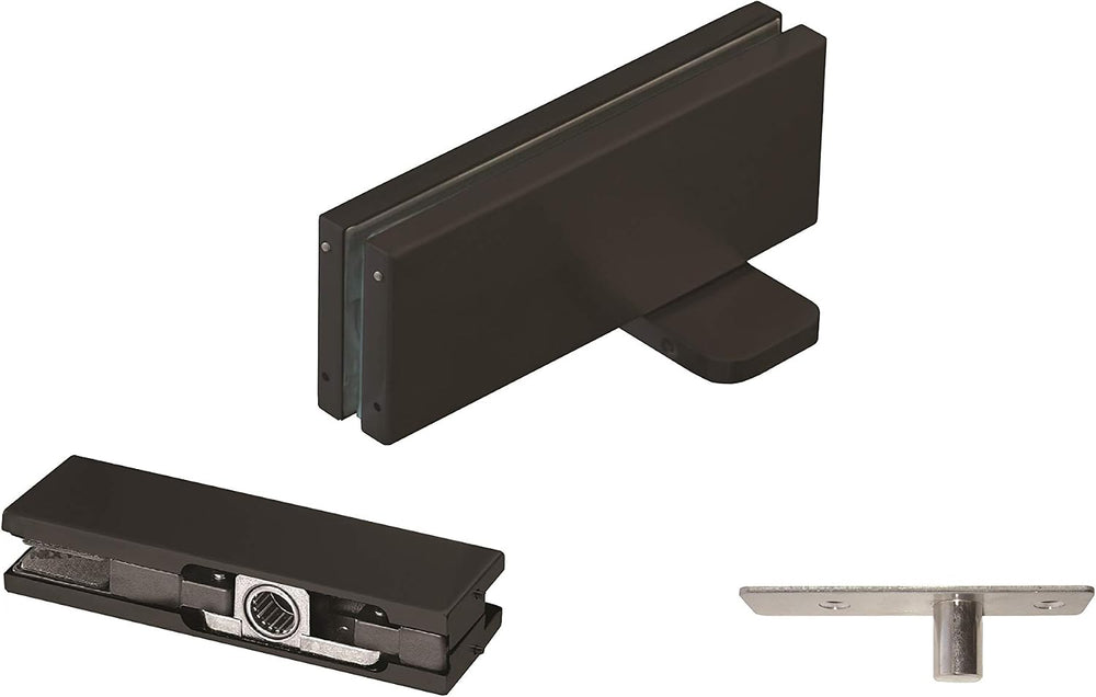 NHN Hydraulic Self Closing Pivot Door Closer (Hold Open) for Glass Door + Top...